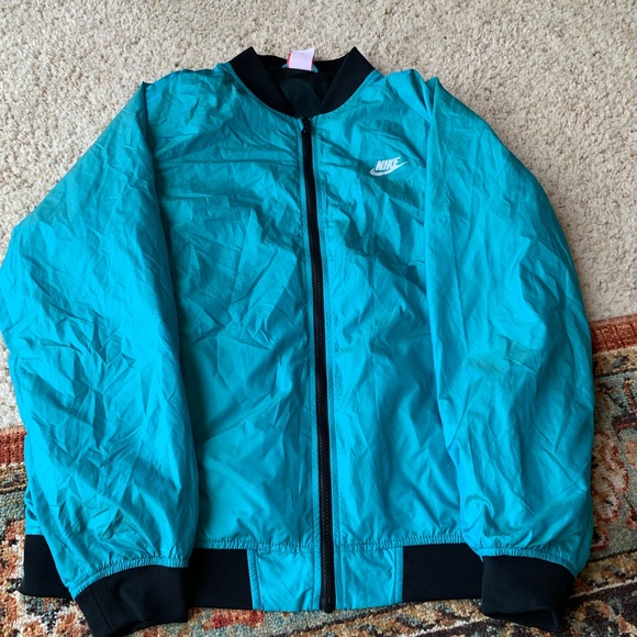 nike blue bomber jacket